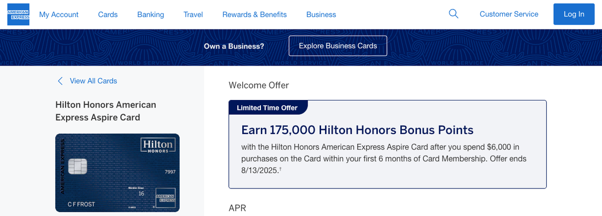 hilton aspire lto amex site 